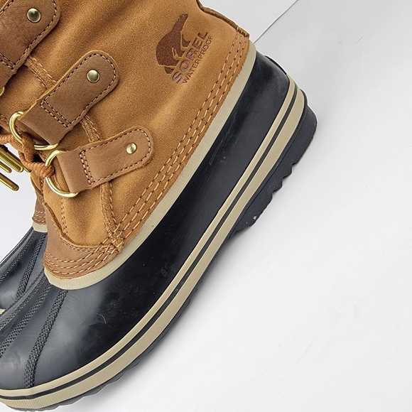 Sorel Boots Joan of Arctic Waterproof Winter Faux Fur Tall Insulated Tan Suede - Picture 6 of 14